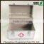 Sliver diamond pattern aluminum medical kit,Medical drug boxes