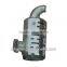 auto carbon fiber exhaust muffler in exhuast system