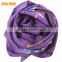 Mature lady purple silk scarf wholesale china