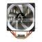 ASCAH-412-01- Wind cube LP cpu radiator heatpipes cooler with 120 fan