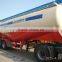 shengrun brand 30-60CBM 3 axle bulk cement trailer,cement powder tanker semitrailer for sale