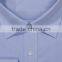 Tailored striped mens blue dress casual shirt