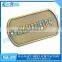 Embossed design custom military dog tags
