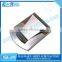 Brushed stainless steel flat custom logo money clip