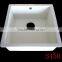 single bowl single tray solid surface kitchen sinks,aritifical stone single bowl kitchen sink