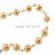 Fashion stainless steel main material gold rosary necklace