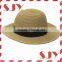 Straw Fedora Panama Summer Hats Custom Printted Logo Straw Hats