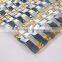 ZTCLJ JY-G-20 Golden Blue and White Decorative Premium Mosaic Wavy Glass Tile Office Wall Decor Glass Mosaic Tile