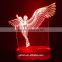 Hot acrylic 3D lamp for Christmas gift