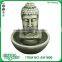 Fiberglass 32" Tall Buddha Head Garden Water Fountain