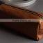2016 hot selling brown leather fancy pen holder with zipper