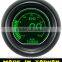 52mm digital green / white LCD Boost gauge / 52mm auto gauge for turbo/sensor included