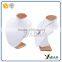 Beautiful white pu leather long necklace display stand