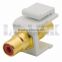 Keystone RCA AV Connector With Red Inner Color