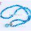 wholesale natural stone blue beaded bracelet stretch small beads bracelets