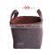 Home organizer soft woven fabric storage baskets for storing toys