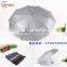 auto open andd close folding umbrella with blacked coatedd fabric sun protect UV resist made by chinese umbrella manufacturer