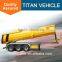 Titan Tri axle Hydraulic Cylinder Side Dump Trucks / Tipper Dumper Truck Trailer For Sale