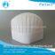 20cm height special white  round top cook cap with hook and loop