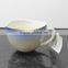 Vesub New arrive 11OZ Two-tone Color Ceramic mugs colorful two-tone glaze one handle ceramic soup mug