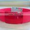 Blank silicone id bracelet with 2 jaws buckle