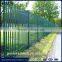 Polyester coated palisade fence post