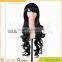 80 cm Long Fashion Synthetic Colorful Red Purple Brown Black Party Cosplay Hair Wigs