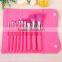 9pcs travel cosmetic bag set girl makeup brushes cosmetic tools