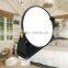 Plastic frame with single siled desk mirror/black square desk mirror/Cosemtic mirror