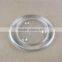 round shape 13.5cm dia glass saucer
