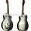 40 inch chrome metal resonator guitar with blues slide