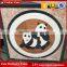 Panda pattern marble waterjet hall flooring designs