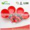 WCE6020 Kitchen Measuring Cups (red Set Of 4),plastic material