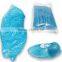 Blue Disposable PE Waterproof Shoe Cover,Disposable plastic CPE/PE shoe cover,Blue PP non woven nonwoven shoe cover