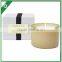 scented candle in well spraing and printing glass jar with customized package