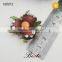 Italy Classic handmade make small rhinestone leather flower for shoes