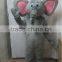 hot sale grey elephant mascot costumes NO.2318