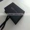 Black Man Suit Box With Logo Hot White Embossing ,Customized Size Flat Packaging Box For Garments