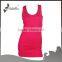 New womens plus scoop neck racer back sleeveless long jersey vest top size 16-20