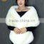 Autumn and winter bridal makeup wedding dress fake fur claw long fender female faux fox fur cloak cloak