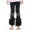 2015 girls' solid color ruffle pants