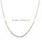Stainless Steel Singapore Twisted Curb Chain Necklace DIY Waving Chain Jewelry,Unisex