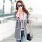 B41006A 2017 wholesale women big size clothes fashion long sleeve simple cardigan