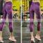 cheap purple printed legging high waist women slimming pant