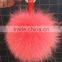 YR468 Stylish Dyed Genuine Fox Fur Ball Key Chain For Bag Accessory With Real Fur Pom Poms