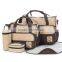 5pcs Multi-Color Multi-Function Baby Diaper Mummy Bag