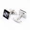 Luxury Cuff Links Gifts Shirt Silver Cufflinks