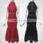 Irisfox L967 high neck elegant red ball gown for women