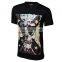 China Factroy Slim Fit Short Sleeve Mens Custom T Shirt With 3D Printing