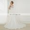 EB2911 A-Line scoop beading and sequins PU belt long skirt Princess porm wedding dress